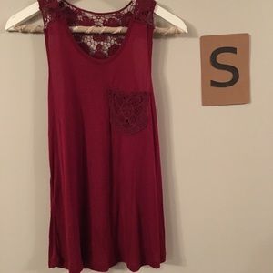 Rue 21 Maroon Tank Top